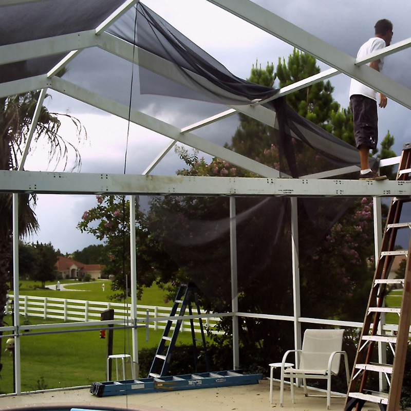 UV-Schutz Schädlingsschutz Patio-Bildschirm Einfach zu installieren 6ft-9ft Breite 30m/100ft Länge