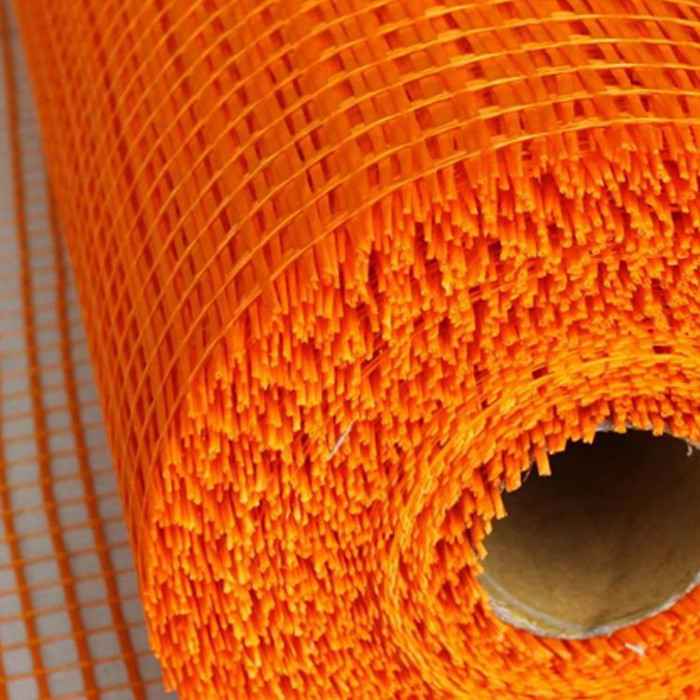300N Zugfestigkeit Quadratglasfasernetz 4*4mm Öffnung 50m Rolllänge für Wandmaterialien