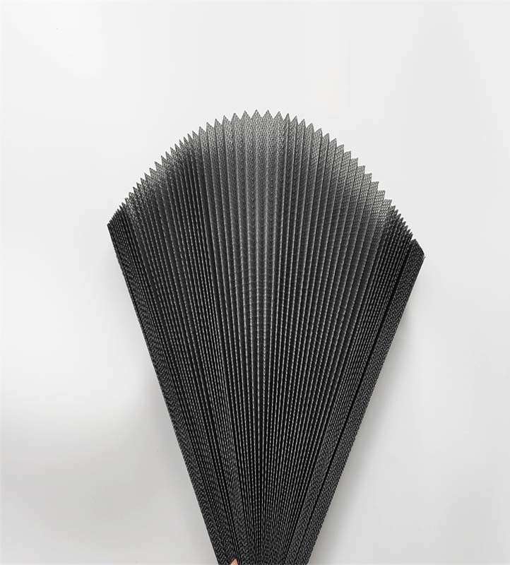 16 20 Mesh Glasfaser Plisse Insektenbildschirm Falte 14-20 mm Für Fenster / Türen