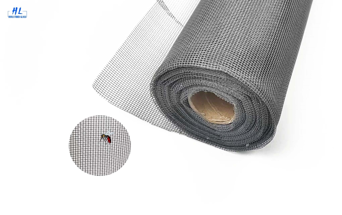 20x22 Glasfaser-Fliegenschirm 0,3-3 M Breite 0,25 mm Garndurchmesser 100 g/m2 Standardgewicht