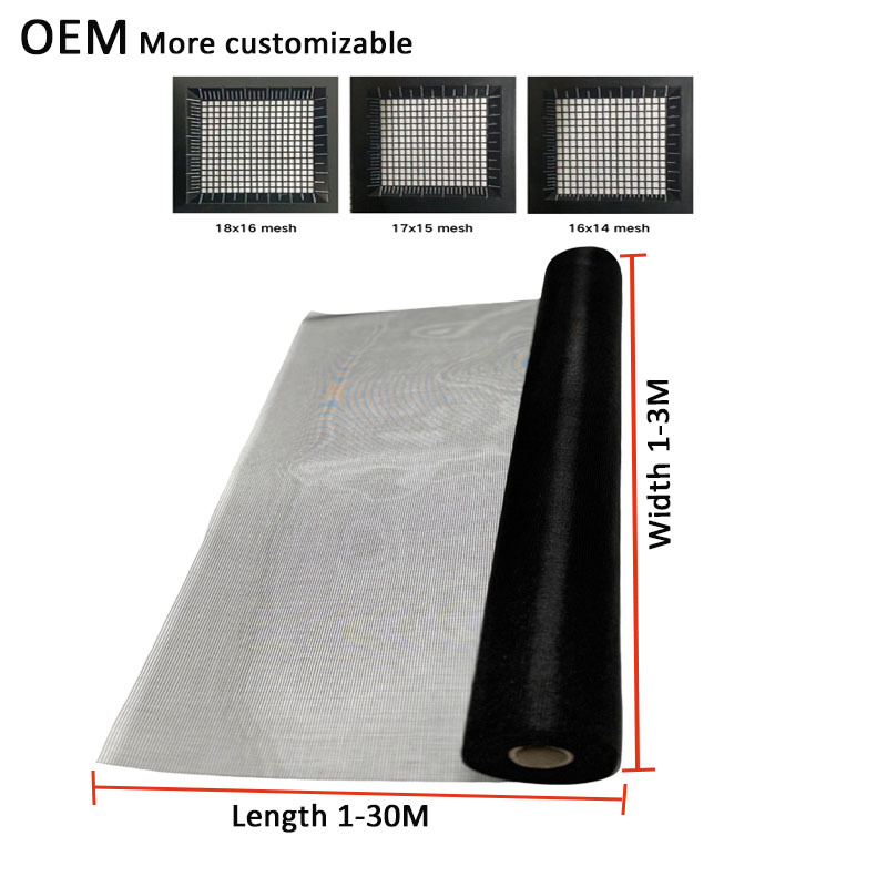 18*16 Maschengröße Glasfaser Moskitonetz Material Glasfaser Garne und Gewebe