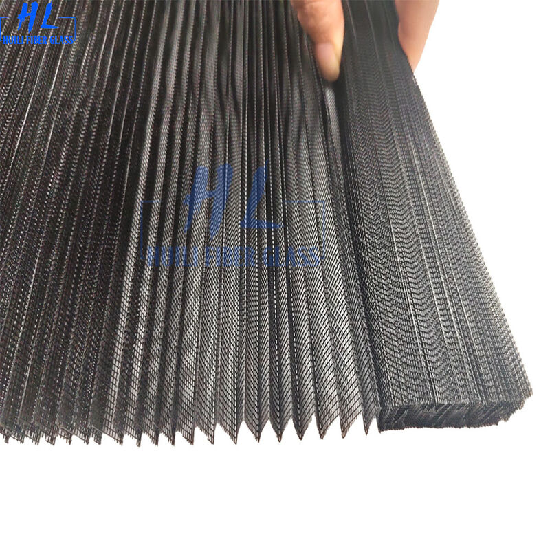 Klappbildschirm - Lieferanten Breite 3m Plisse Insektenbildschirm leicht zu reinigen Hergestellt aus 100% Polyester Material geeignet für Innentüren