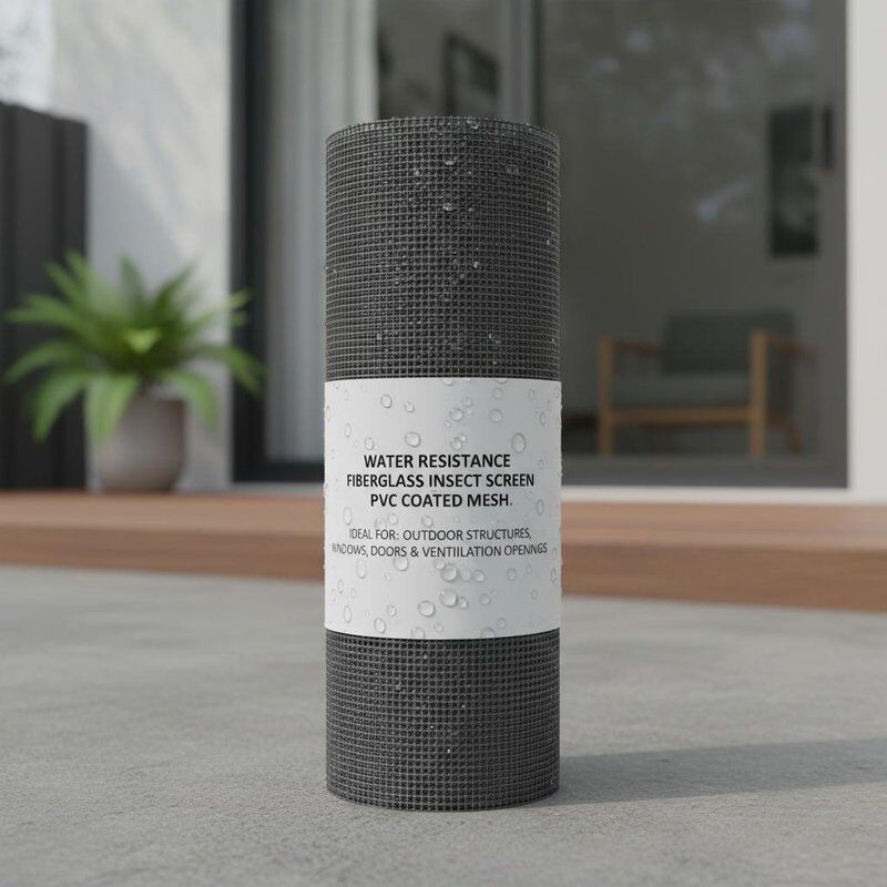 Wasserdichtes PVC-beschichtetes Insektenschutznetz Ideal für Außenbauten Fenster Türen und Lüftungsöffnungen