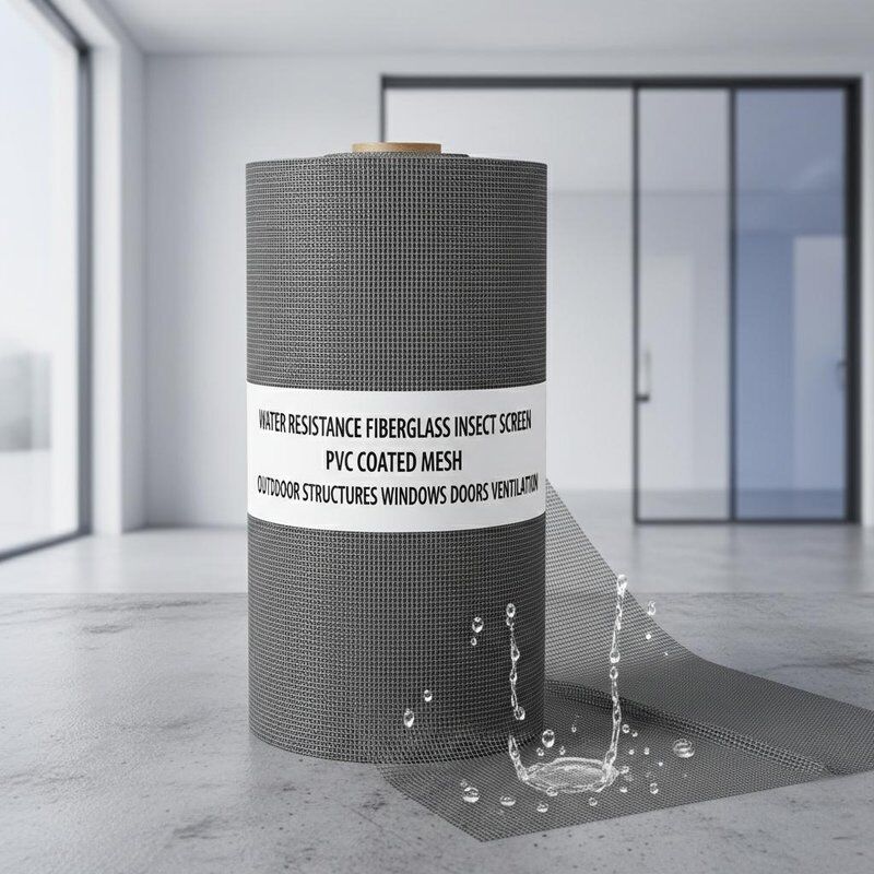 Wasserdichtes PVC-beschichtetes Insektenschutznetz Ideal für Außenbauten Fenster Türen und Lüftungsöffnungen