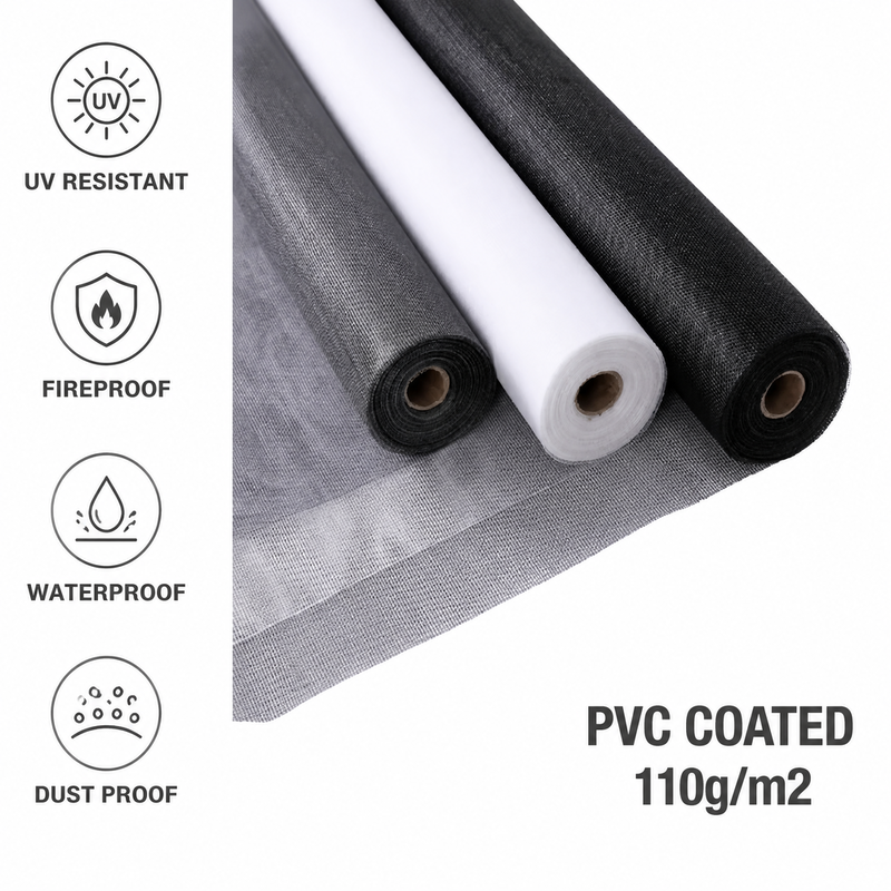 Starke Produktionskapazität 24x24 Mesh Nicht-toxischer und sicherer UV-Schutz Fensterbildschirm Glasfaserfensterbildschirm Stilvolle Fensterbildschirm