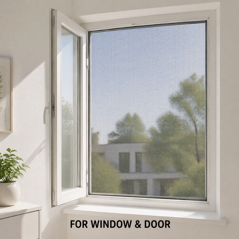 Insektenschutz Glasfaserfenster 18 x 14 Maschen starkes, langlebiges Glasfaserfensternetz