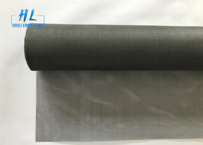 Ein Weisen-Visions-Schwarz-Farbfiberglas-Wanzen-Moskito-Schirm benutzt für Aluminiumrahmen