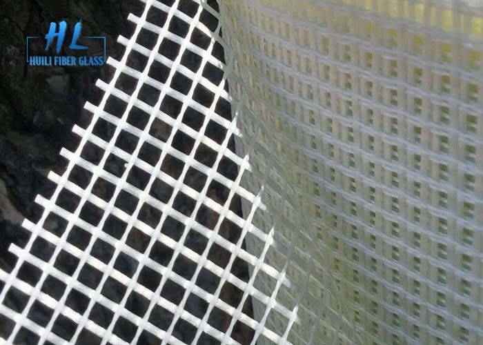 beständige weiße Farbe der 5*5MM Fiberglas-Maschen-Netz-hohen Temperatur