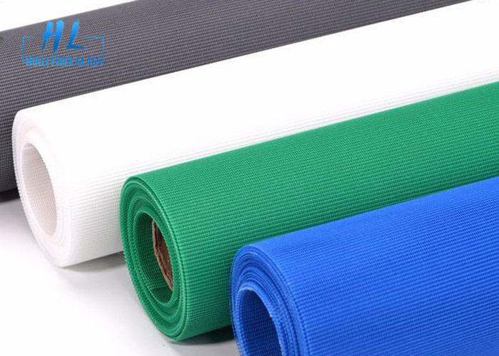Polyester-Insektenschutzgitter-Rollenweiße graue blaue grüne Farbe der Maschen-16*16 optional