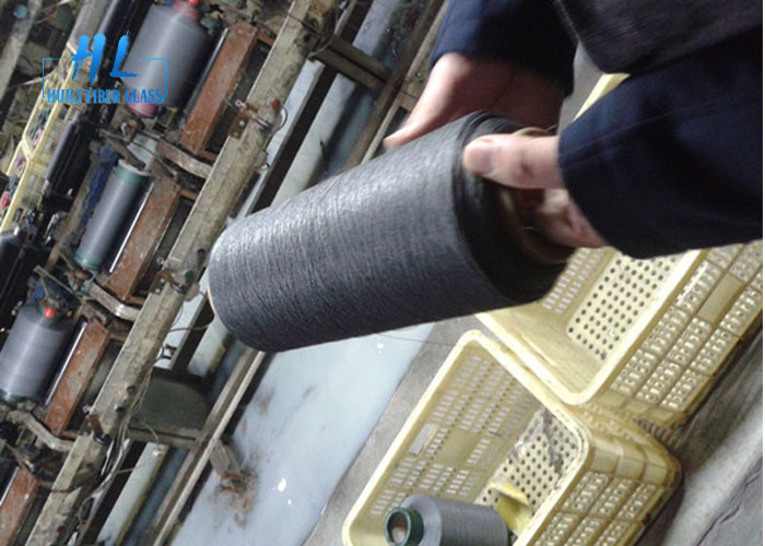 Fiberglas-Garn-Hitze Resisitant rote Farbe-PVCs überzogene mit guter Weichheit