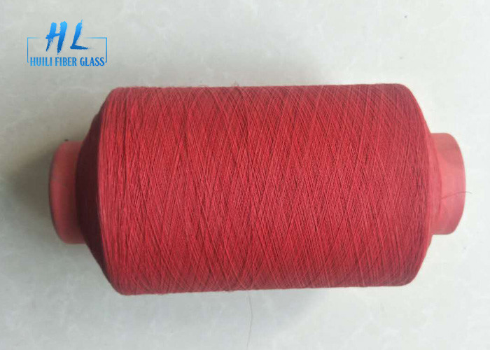 Fiberglas-Garn-Hitze Resisitant rote Farbe-PVCs überzogene mit guter Weichheit
