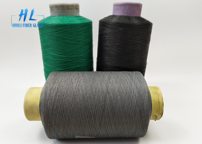 Fiberglas-Garn-Hitze Resisitant rote Farbe-PVCs überzogene mit guter Weichheit