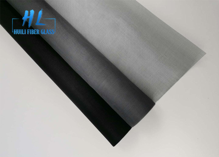 Machen Sie schwarzes Fiberglas-Moskito-Netz der Farbe18*16 zu Italien-Markt feuerfest
