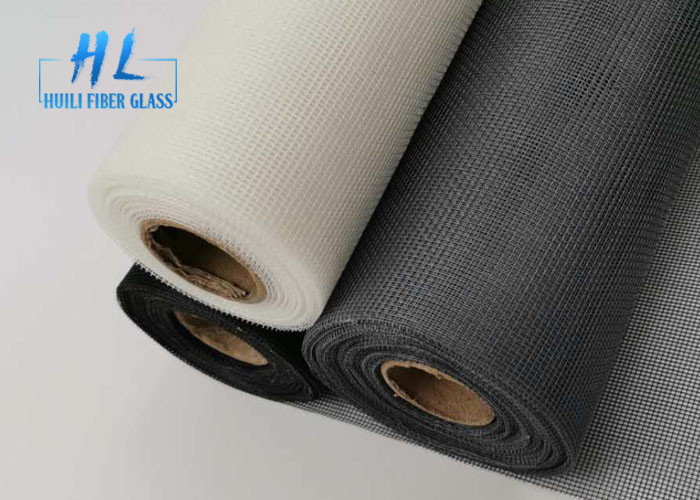 Kundengebundenes Farbfiberglas-Moskito-Netz des Elfenbein-17*14 mit Farbe umrandet