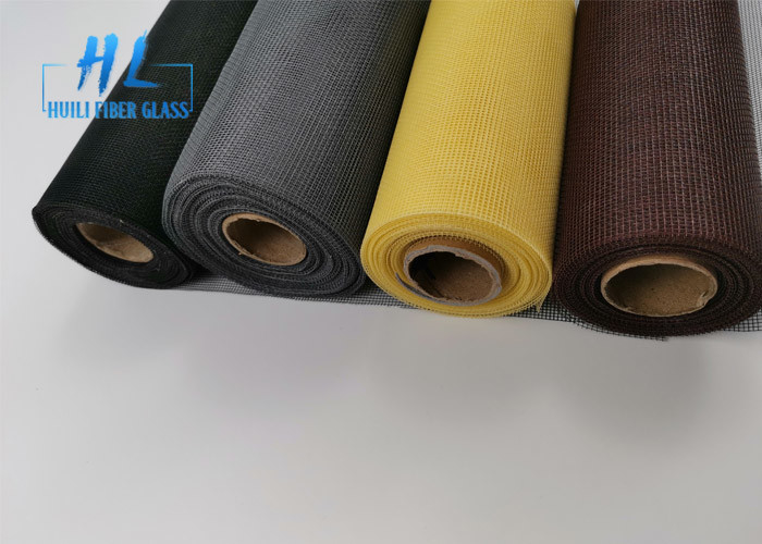 Farbe-PVCs des Elfenbein-17*14 Fiberglas-Moskito-Netz überzogenes für Windows