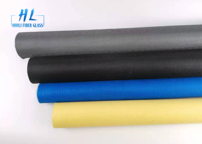 Industrielle Glasfaserinsektenschutzscheibe mit geschlossenem Selvedge-Rand für verschiedene Verwendungszwecke in Schwarz/Grau/Weiß/Grün/Blau