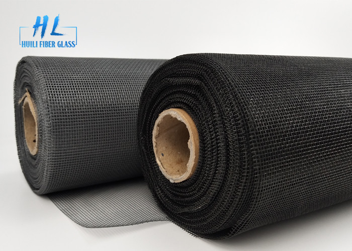 Masche 18*16 PVC beschichtete Fiberglasmoskitonetz mit gelben Farben