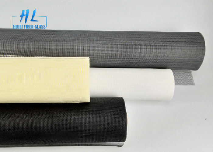 Feuerbeständige Fiberglasinsektenschutzgitter 20x20 Maschen-Grau-Farbe