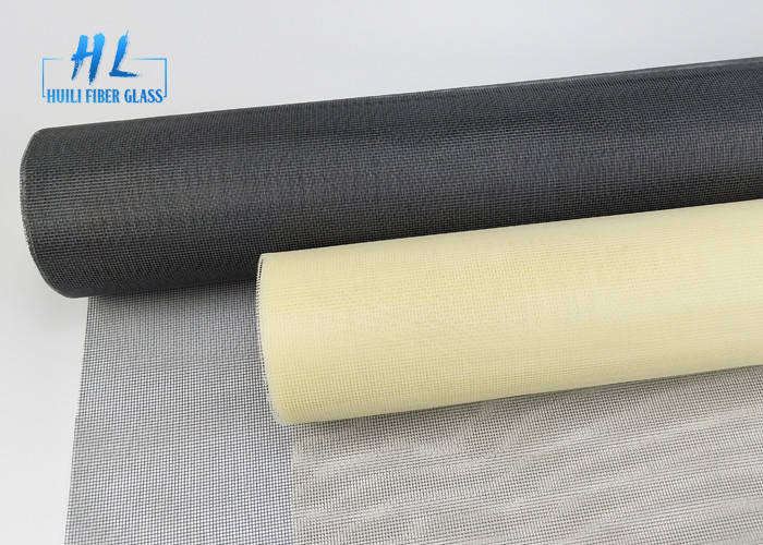 Feuerbeständige Fiberglasinsektenschutzgitter 20x20 Maschen-Grau-Farbe