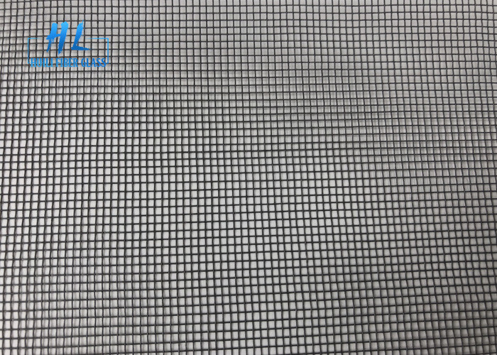 48ft*100ft PVC beschichtete Moskito-Maschen-Schwarz-Farbe 18*16 des Fiberglas-105g