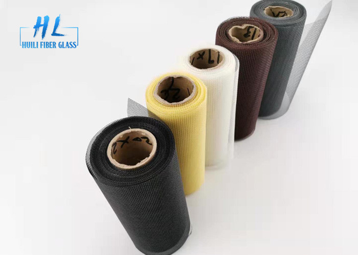 PVC beschichtete feuerbeständige schwarze Farbefiberglas-Moskito-Masche für die Hinderung