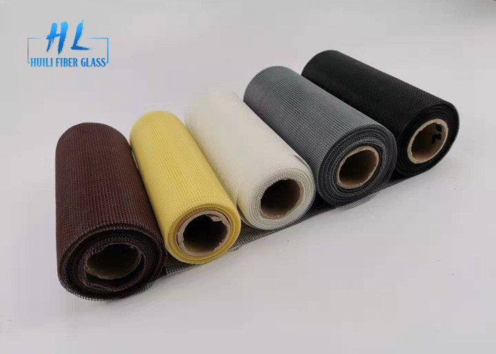 PVC beschichtete feuerbeständige schwarze Farbefiberglas-Moskito-Masche für die Hinderung