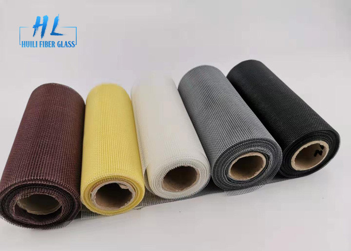 PVC beschichtete feuerbeständige schwarze Farbefiberglas-Moskito-Masche für die Hinderung