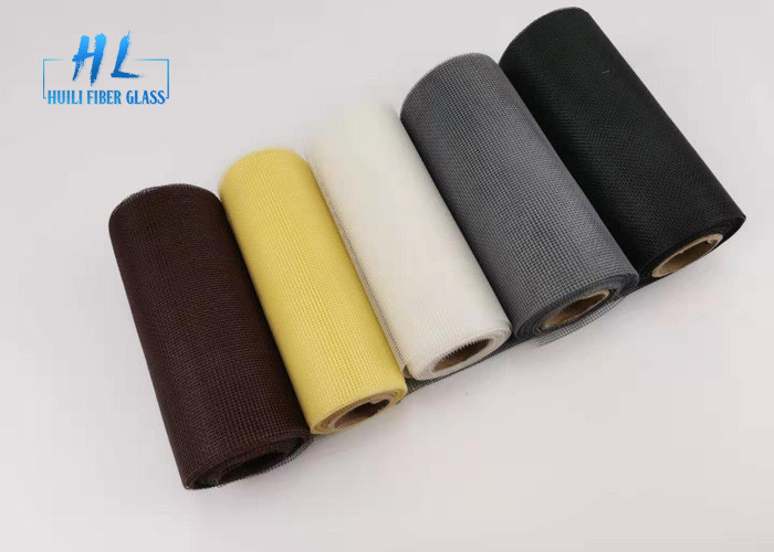 3ft 4ft 5ft*100ft Brown Farbfiberglas-Moskito-Masche für Fenstergitter