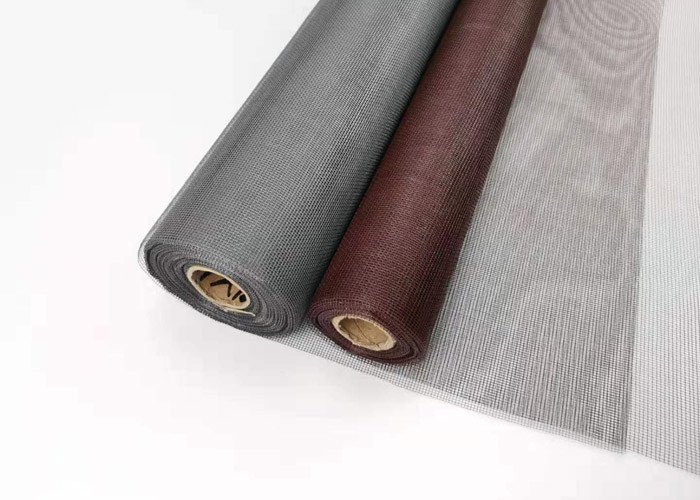 4ft*100ft Brown Farbfiberglas-Fenstergitter-Leinwandbindung staubdicht