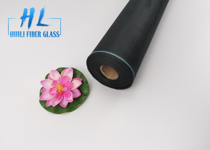 Leinwandbindung 48 Zoll-Fiberglas-Insektenschutzgitter-Schwarz-Farbe für Windows