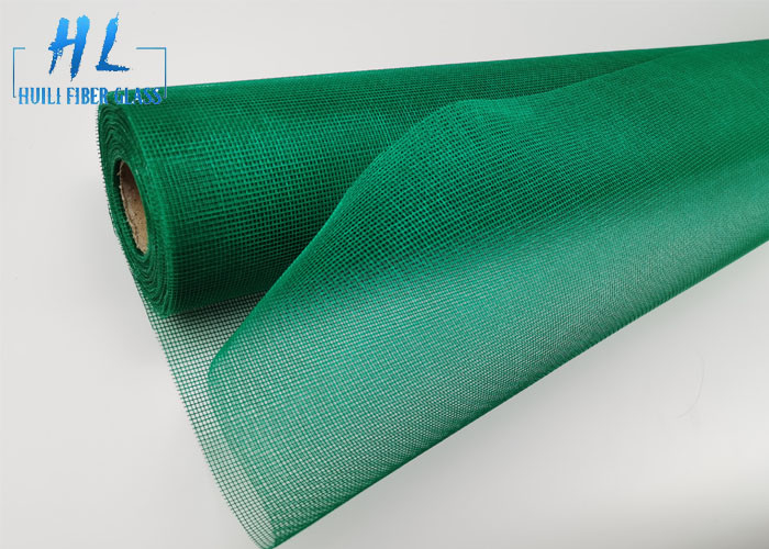 Grünen Sie farbige 17*15-/Zoll-Maschen-Fiberglas-Moskito-Maschen-Fenster-Filetarbeit