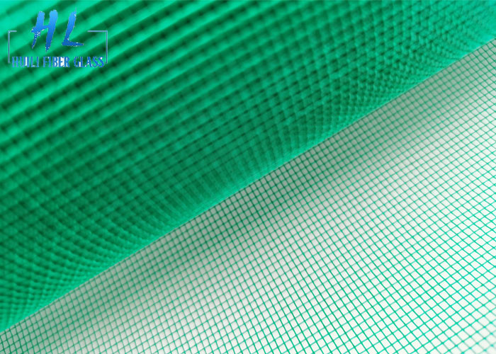 Grünen Sie farbige 17*15-/Zoll-Maschen-Fiberglas-Moskito-Maschen-Fenster-Filetarbeit