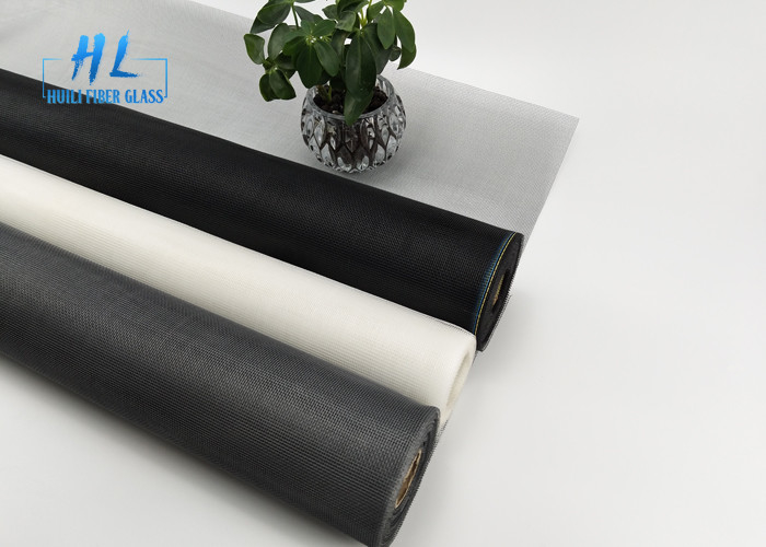 Max. Breite 3,0 m Glasfasermaschengewebe 18*16 Maschen 0,011 Zoll wasserdicht staubdicht schwarz grau weiß