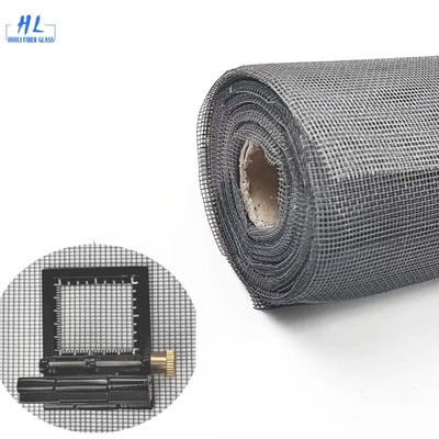 Schwarzgewebtes Moskitonetz aus Glasfaser ergänzt die Privatsphäre 18x14 Mesh in 30m /100m Länge