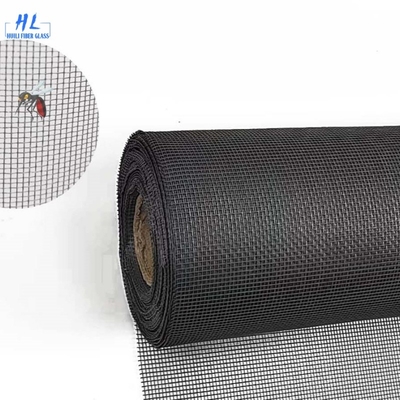 15m Mesh Größe Anpassbar Glasfaser Insektenbildschirm Farbe Schwarz