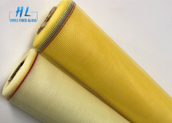 Kundenspezifisches Elfenbein-Brown-Fiberglas-Insektenschutzgitter mit doppelten Farbrändern