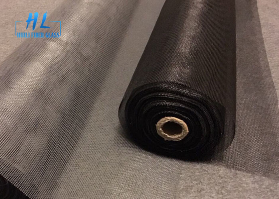 Ein Weisen-Visions-Schwarz-Farbfiberglas-Wanzen-Moskito-Schirm benutzt für Aluminiumrahmen