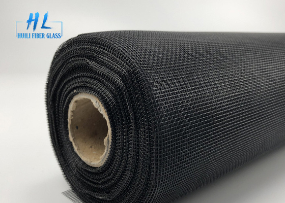 4ft*30m schwarzes Fliegengitter Fiberglas-120gsm mit PVC-Beschichtung