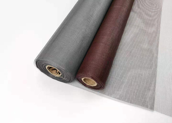 4ft*100ft Brown Farbfiberglas-Fenstergitter-Leinwandbindung staubdicht