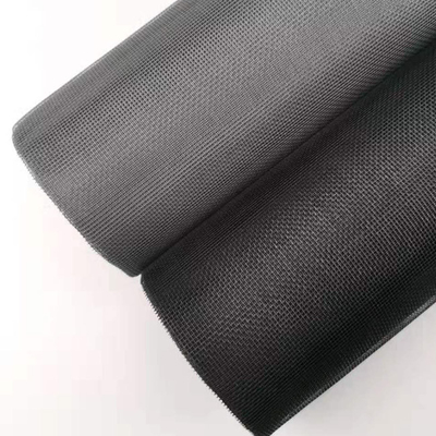 Schwarze Holzkohlen-Fiberglas-Insekten-Masche 18*14 0.33mm für Pool und Patio