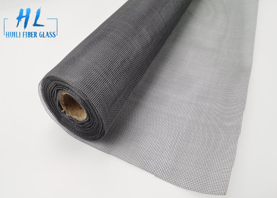 Grauer Fiberglas-Schirm-Rollenanti- Moskito-Leinwandbindung 17*15 110g